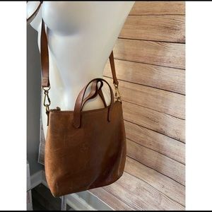 Madewell Small Transport leather tote